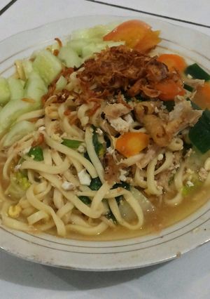 Foto resep Mie Rebus ala-ala "mie tek-tek"