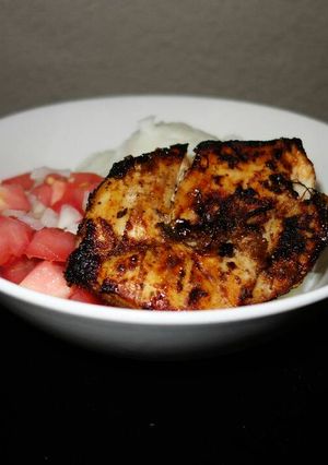 A picture of Electrical grilled chicken.