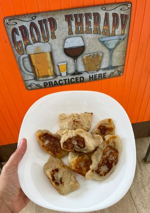 Una foto de Dumplings caseros