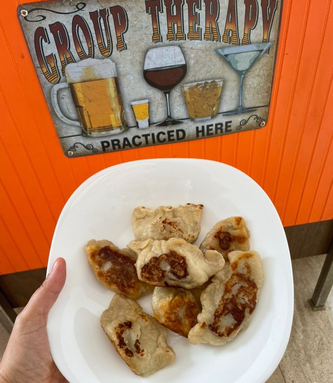 Una foto de Dumplings caseros