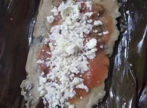 Una foto de Tamal de chipil