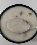 شوربة شوفان بيضاء(بالسمسم)