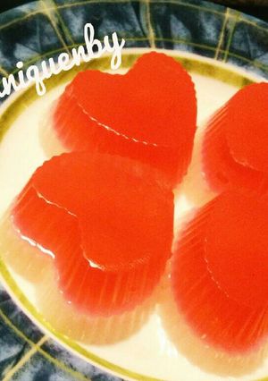 Foto resep Puding merah putih