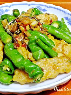 青龍椒炒甜不辣 的食譜成品照片