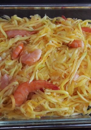 Hình của món Đu đủ trộn mắm tép.