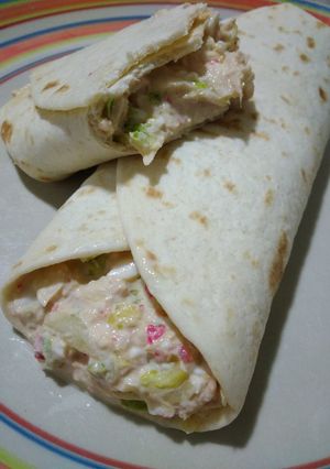 Una foto de Tacos de ensaladilla con thermomix