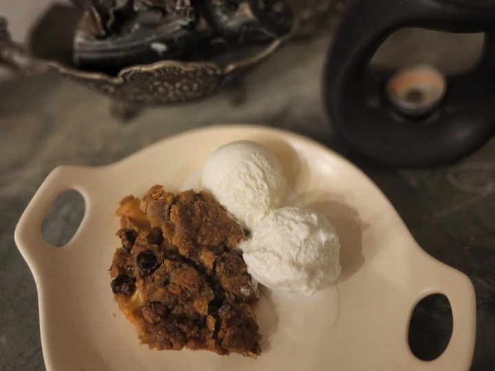 Recipe Apple crumble which Delicious