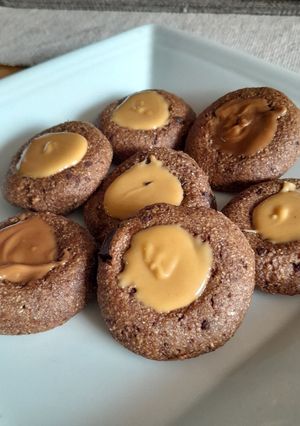 Una foto de Pepas integrales con relleno Bon o Bon