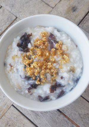 Foto resep Bubur Ayam Rumput Laut