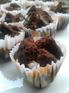 Foto resep Eggless Choco Steamed Cake (Bolu Kukus Cokelat)