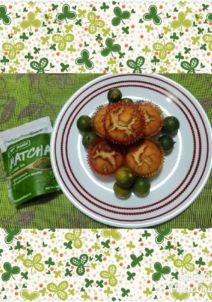 A picture of Calamansi Matcha Muffin.