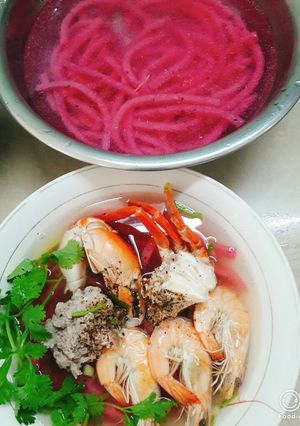 Hình của món Bánh canh thanh long.