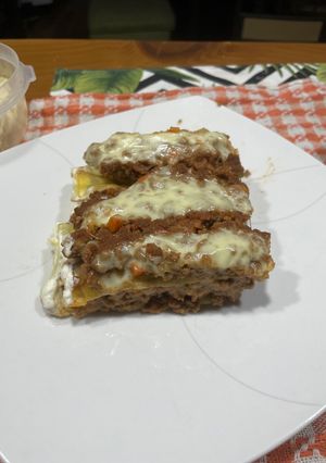 Una foto de Lasagna de Soja