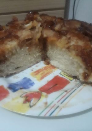 Una foto de Torta de manzana invertida 🍎