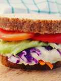 Sandwich integrale con crema di cannellini