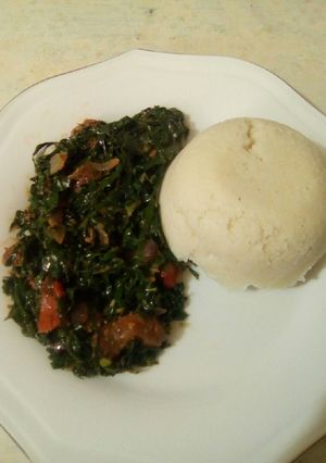 A picture of Fried Kales.