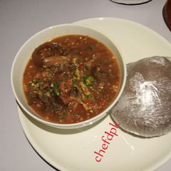 A picture of Okro pepper soup (Ila alasepo).