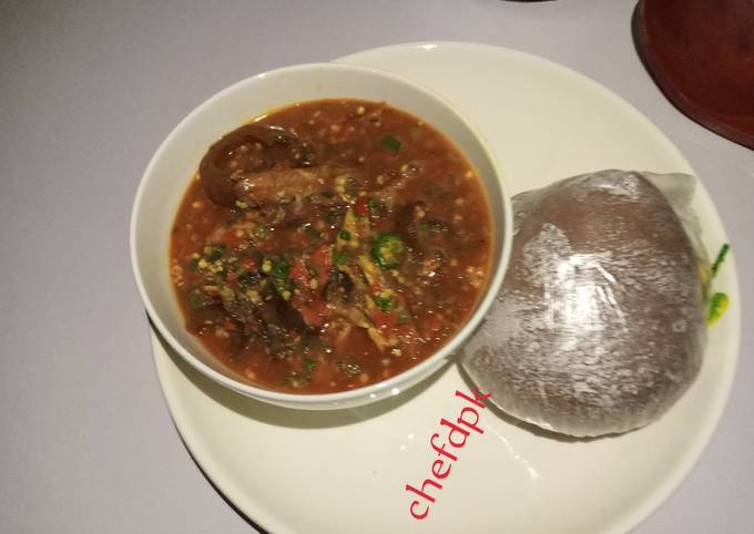 Okro pepper soup (Ila alasepo)