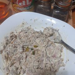 A picture of Chicken spread or Dressing.