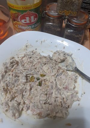 A picture of Chicken spread or Dressing.