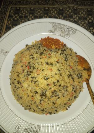 A picture of Dambun shinkafa.