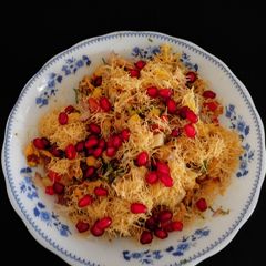 A picture of Corn chana jor chaat.