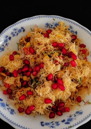 A picture of Corn chana jor chaat.