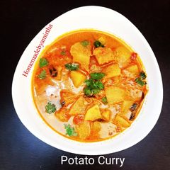 A picture of Potato Curry.