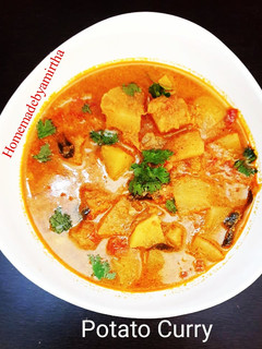 A picture of Potato Curry.