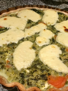Una foto de Tarta de verduras, súper sana y fácil
