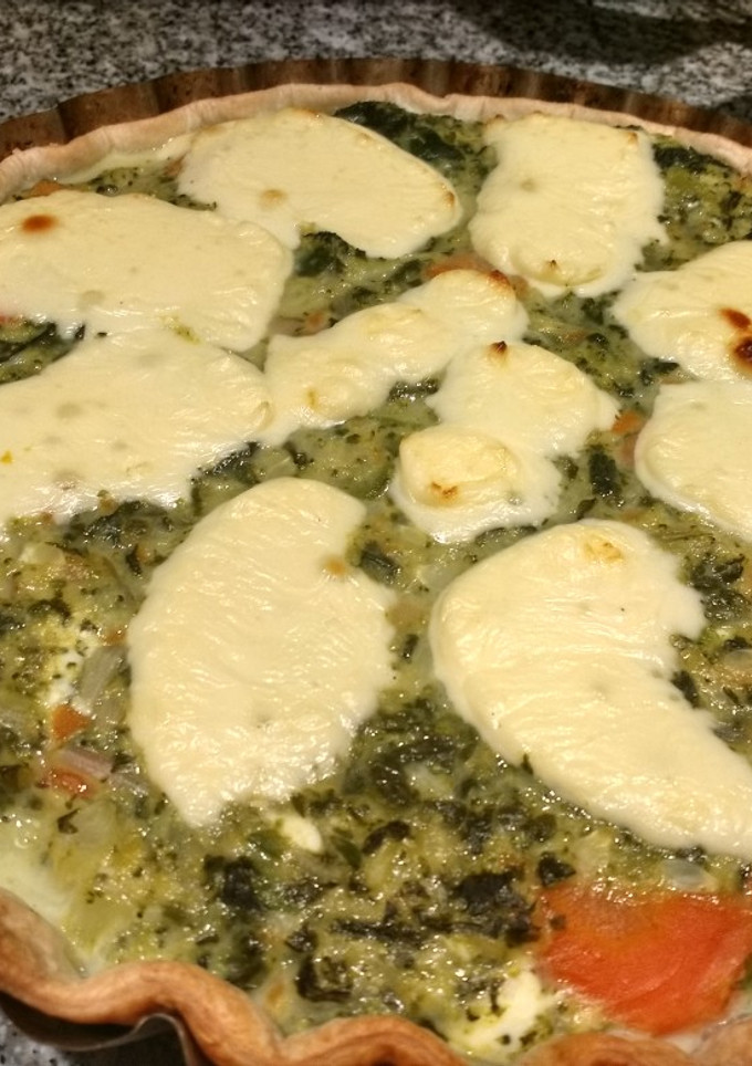 Una foto de Tarta de verduras, súper sana y fácil