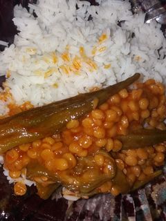 عکسی از دستور خورشت بامیه