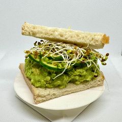A picture of Avocado Finger Sandwiches.
