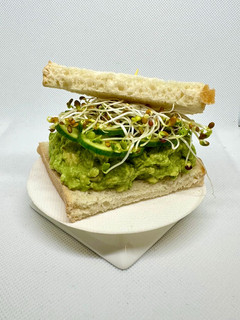 A picture of Avocado Finger Sandwiches.