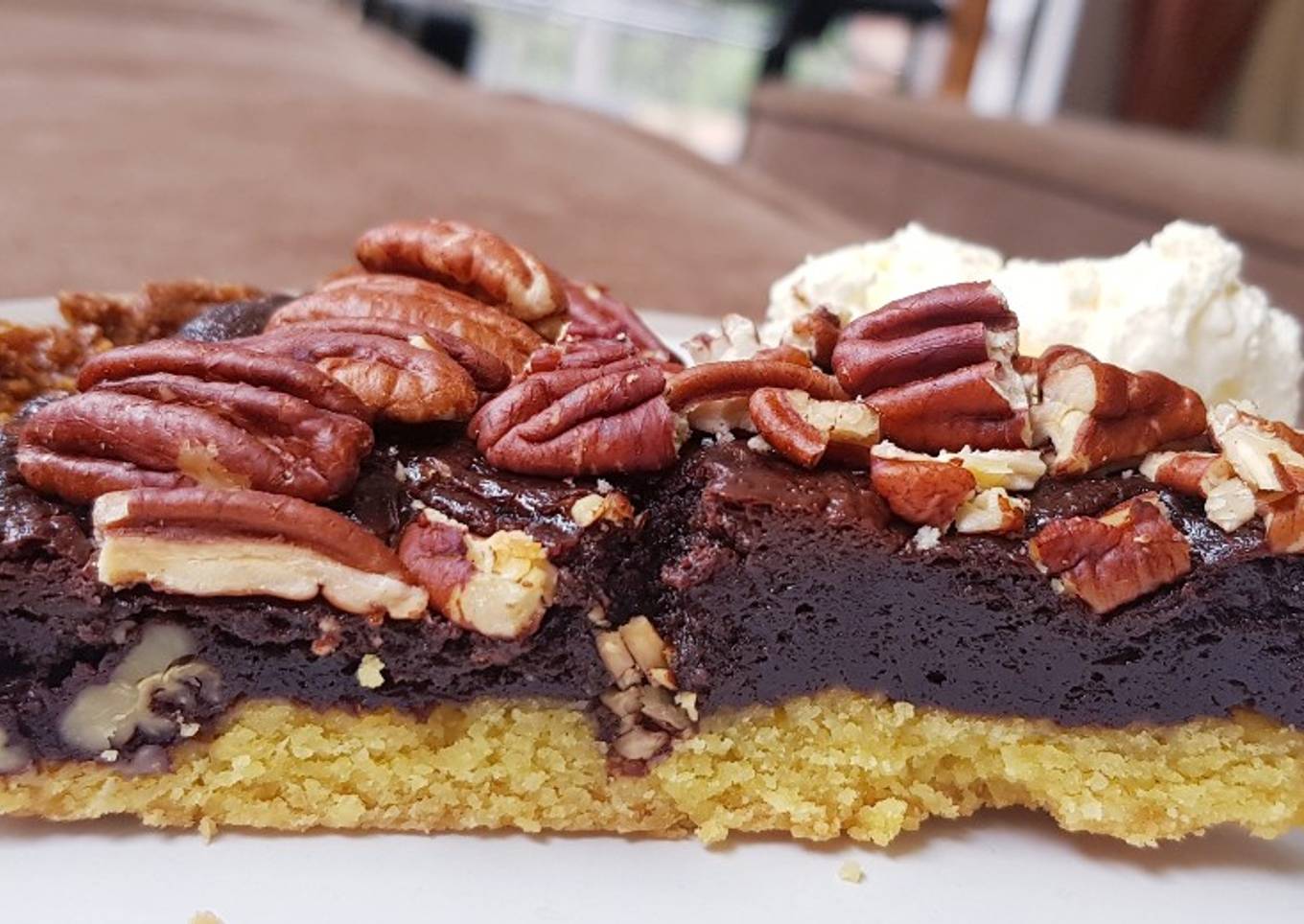 Low Carb Chocolate Pecan Pie
