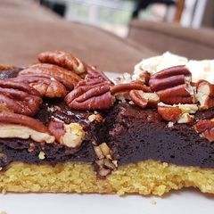 Low Carb Chocolate Pecan Pie A picture of Low Carb Chocolate Pecan Pie.