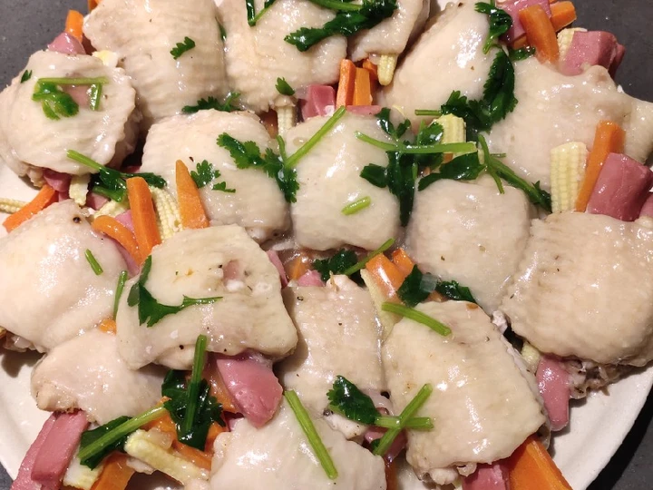 Easy Steps to Prepare Stuffed Chicken Wings the Awesome  Really delicious