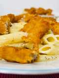 Penne cu crochete de pește…un deliciu😋