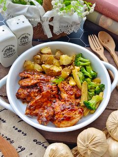 Foto resep Barbeque Chicken Steak