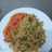 Arroz variado con guisantes chorizo y carne