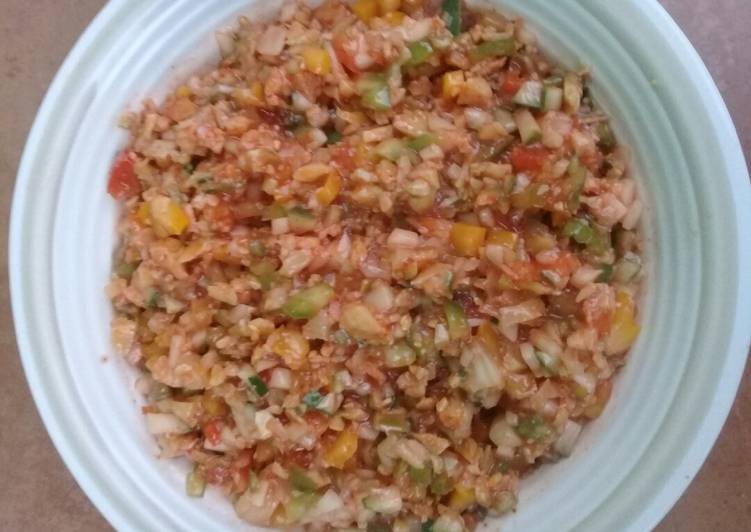 Easiest Way to Prepare Speedy Just added salad with chilli sauce