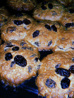 Una foto de Galletitas de Avena, banana y pasas de uva