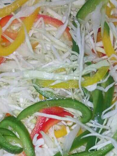 A picture of Cabbage and Greenpepper Salad.