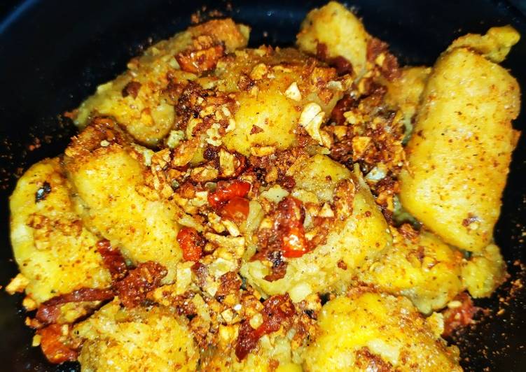 Tahu lada garam ala cafe