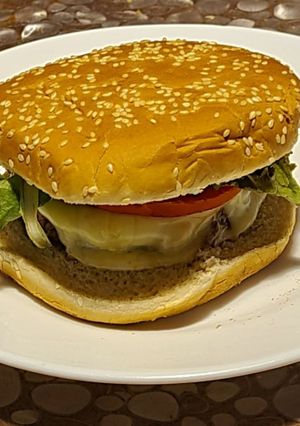 Une photo de Burger raclette