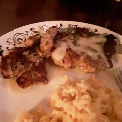 A picture of Chicken Schnitzel.