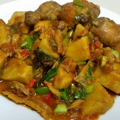 A picture of Yam porridge.