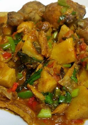 A picture of Yam porridge.