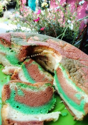 Foto resep Marble Cake Putih Telur