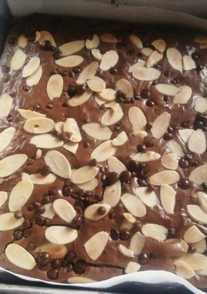 Foto resep Brownies almond